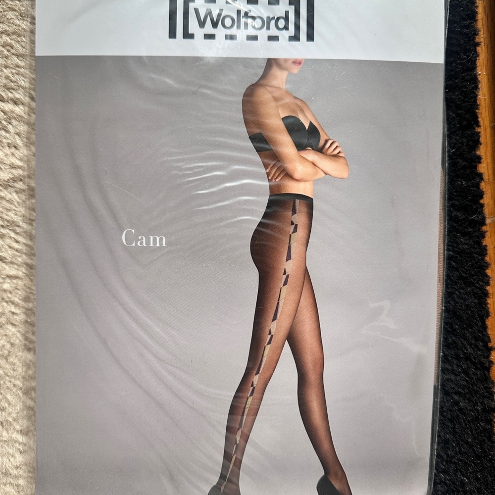 Wolford Gobi and Black Tights with Unique Design